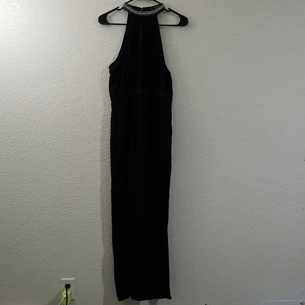 ZARA's black split leg jumpsuit